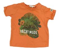 Meruňkové tričko s obrázkem H&M