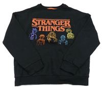 Černá mikina s Stranger Things M&S