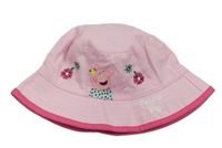 Světlerůžový oboustranný klobouk s Peppa pig