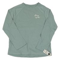 Nové - Modré triko s nápisem Dunnes