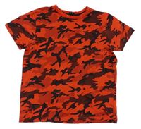 Červeno-černé army tričko George