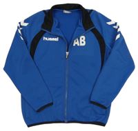 Modrá sportovní propínací mikina Hummel