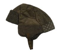 Hnědá vlněná beranice s beránkem Next