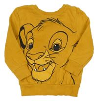 Hořčicová mikina se Simbou George