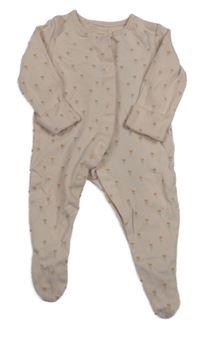 Pudrový overal s kytičkami George