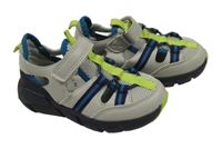 Nové - Šedo-modro-zelené sandály Tu vel.24