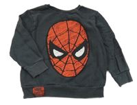 Tmavošedá mikina se Spidermanem George