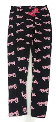 Nové - černé legíny s logy Barbie