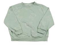 Světlemodrá mikina s králíčky H&M