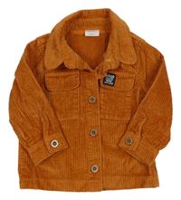 Rezavá manšestrová košile F&F