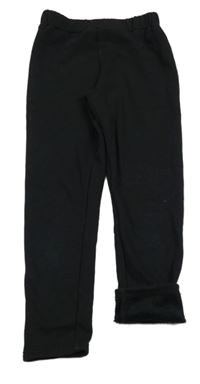 Černé zateplené legíny Tex