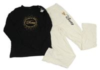 Nové - Černo-smetanové pyžamo Primark