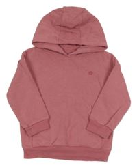 Starorůžová mikina s kapucí F&F