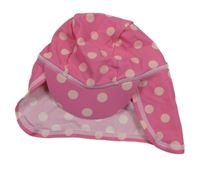 Růžová UV kšiltovka s puntíky Miniclub