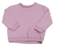 Lila oversize mikina se vzorem Primark