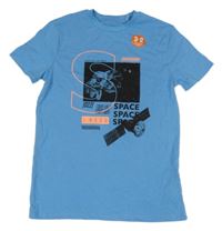 Nové - Modré tričko s kosmonautem M&S