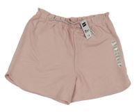 Nové - Světlerůžové teplákové kraťasy Dunnes