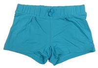 Tyrkysové bavlněné kraťasy C&A