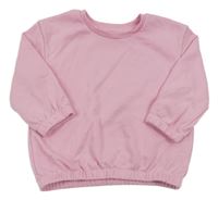Světlerůžová oversize mikina Primark