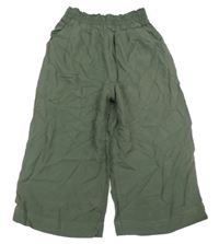 Khaki lehké culottes kalhoty Y.F.K.