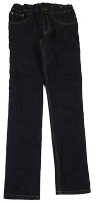 Tmavomodré skinny fit rifle H&M