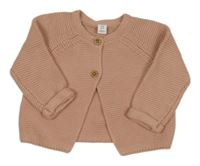 Pudrový propínací svetr M&S