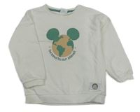Bílá mikina s Mickey Disney