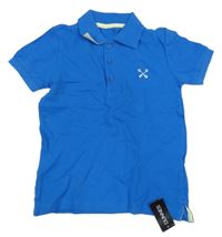 Nové - cobaltově modré polo tričko se šípy St. Bernard