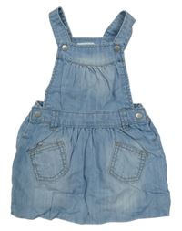 Světlemodrá riflová laclová podšitá sukně OBaïBi