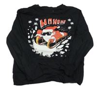 Černé triko se Santou zn. Primark
