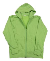 Zelená propínací mikina s kapucí H&M