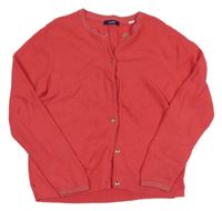 Malinový propínací svetr Okaidi