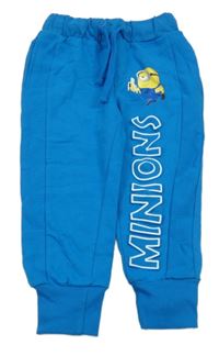 Modré tepláky s Mimoněm a 3D nápisem Sinsay