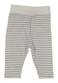 Bílo-šedé pruhované lehké tepláky Dopodopo