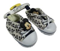 Nové - Béžové capáčky s Mickeym Primark vel. 17/18