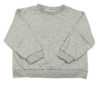 Šedá melírovaná mikina H&M