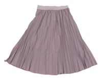 Levandulová plisovaná sukně