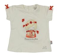 Bílé tričko s dívkou