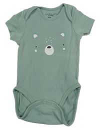 Zelenošedé body s medvědem Sinsay