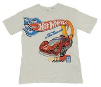 Bílé tričko s autem - Hot Wheels H&M
