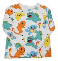 Bílé triko s Pokémony C&A