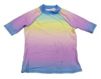 Fialovo-modro-žluté UV tričko M&S