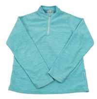 Světlemodrá melírovaná fleecová funkční mikina Mountain Warehouse