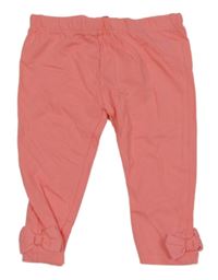 Lososové crop legíny s mašličkami Yd.