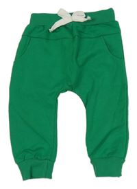 Zelené lehké tepláky 