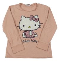 Světlerůžová lehká mikina s Hello Kitty 