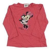 Růžové triko s Minnie Disney
