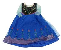 Kostým - Modro-černé šaty - Anna - Frozen zn. Disney