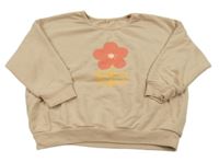 Béžová mikina s květem George