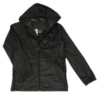 Černá šusťáková voděodolná bunda s kapucí Regatta